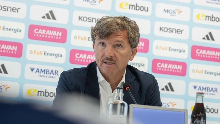 Lalo Arantegui muestra su satisfacción con el mercado del Real Zaragoza