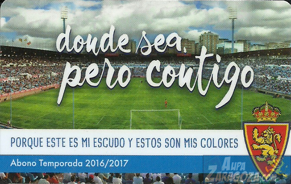 abono real zaragoza 2016-17
