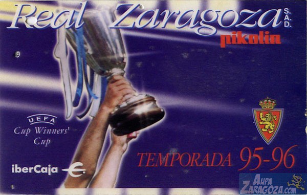 abono real zaragoza 1995-96