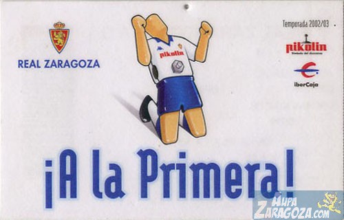 abono real zaragoza 2002-03