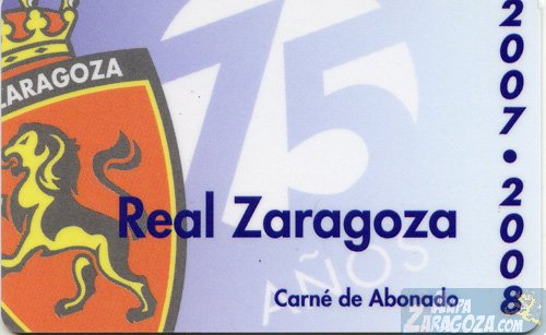 abono real zaragoza 2007-08
